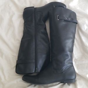 Style & co extended calf black boots